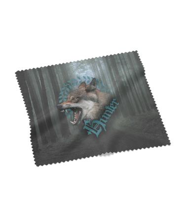 Urban Backwoods Hunter Wolf Microfiber Cloth - Glasses Cleaning Cloth