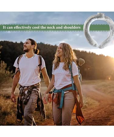 Cooling Neck Tube Wraps | Wearable Cooling Neck Tube Device | Cool Neck Wrap for Cooling Neck Wearable Body Cooling Products Hands Cold Pack 3 Colors Uwariloy White - Buy Online on GoSupps.com