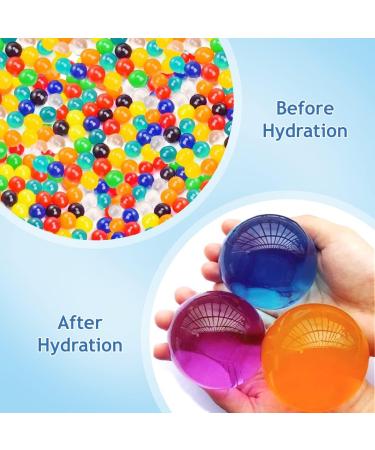 500PCS Large Water Gel Beads - Non-Toxic Sensory Balls for Kids and Plants - Rainbow Mix for Wedding Decor - Color Mixing-500Pcs - Buy Online on GoSupps.com