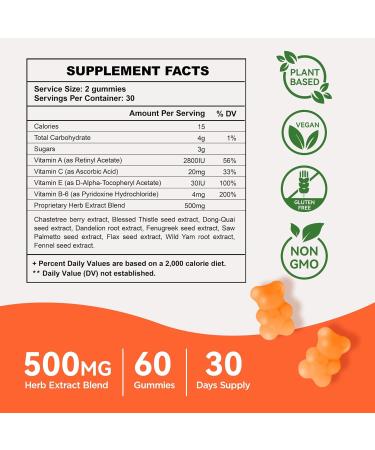 Aromlife Chest Gummies for Enhance Confidence Bear Shaped Chest Gummies with Herbal Ingredients 60 Count Peach Flavor Natural BBL Gummy for Women and Men - Buy Online on GoSupps.com