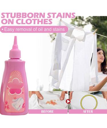 Garment Stubborn Stain Cleaner Active Enzyme Clothing Stain Remover Biological Enzyme Laundry Detergent Clothes Oil Stain Remover Liquid Detergent for Most Types of Clothes 100ML - Buy Online on GoSupps.com