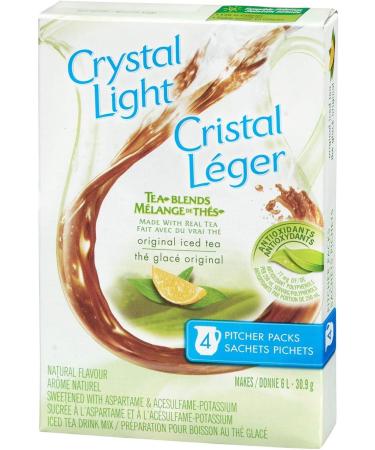 Crystal Light Iced Tea Singles 26g (12 Boxes of 10 Packets) & Iced Tea Pitcher Packs 30.9 g - Buy Online on GoSupps.com