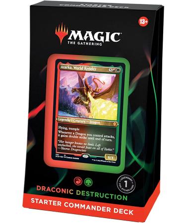 Magic the Gathering Starter Commander Deck - Draconic Destruction (Red-Green) - Buy Online on GoSupps.com