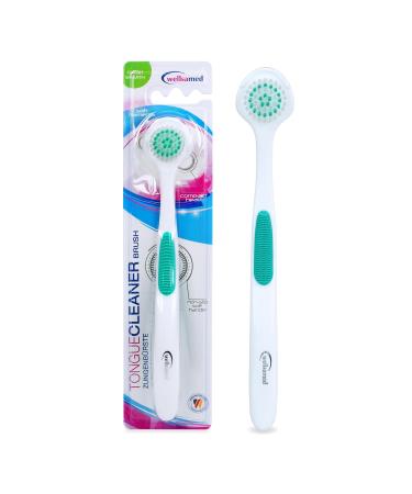 Wellsamed Savings Set - Tongue Brush Cleaner & Muskanadent Gum Gel for Halitosis & Tongue Health - International Shipping - Buy Online on GoSupps.com