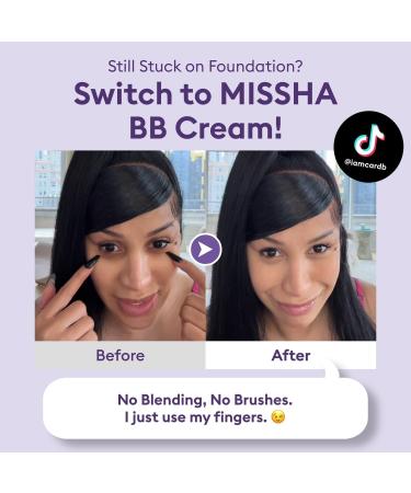 MISSHA M PERFECT COVER S rum BB CREAM No.21 Beige clair soin de la peau couleur hydratante complexe de superaliments couverture modulaire peau de cristal sans p - Buy Online on GoSupps.com
