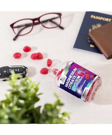 Magnesium Citrate Gummies - Sugar Free - High Bioavailability High Absorption Magnesium Gummies Supplement Improved Vegan Formula - Supports Bones Muscles & Relaxation Mag Citrate Gummy 60 Count - Buy Online on GoSupps.com