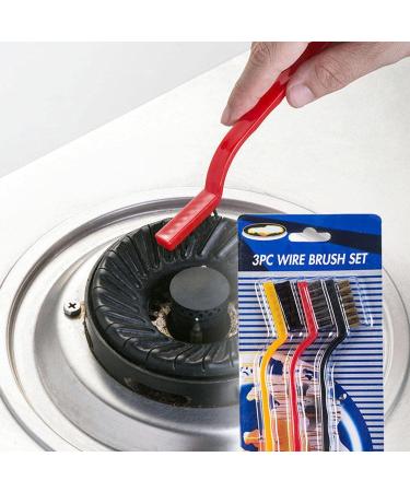 Range Cleaning Brush | Oven Scrubbing Brush | Cooktop Cleaner Scrubber Stovetop Scouring Cleaner Heavy-duty Scrubber for Deep Cleaning Stovetops Ovens and Grills - Buy Online on GoSupps.com