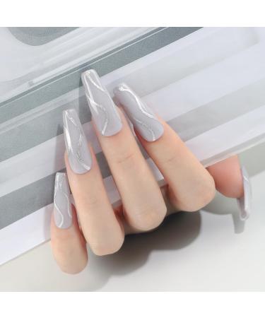 Grey 2G Dipping Powder Nail Starter Dipping Powder System French Powder No Needed Nail Lamp Fast Dry Nail Art Manicure DIY Salon Gift Set for Women Girls DIY Nail Beginner Home Salon Gift YA03-008 - Buy Online on GoSupps.com