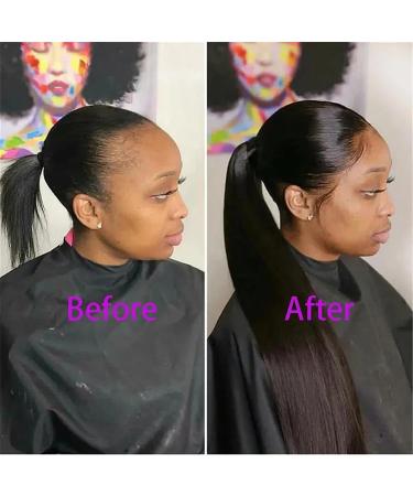 Human Hair Ponytail Hair Piece Straight Ponytail Human Hair Extension Clip In Drawstring Ponytail Extension Natural Color Brazilian Remy Hair Straight Ponytail Hairpieces for Women Ponytail Hairpiec 22inch (55cm) Straight - Buy Online on GoSupps.com