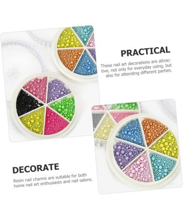 minkissy 2 Boxes Nail Art Macaron Colored Steel Balls Nail Decorations Accessories Mini Miss - Buy Online on GoSupps.com