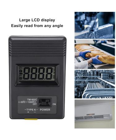 LANTRO JS High Accuracy Temperature Probe - Digital Thermometer Sensor with LCD Display (-50 to +300 ) | International Shipping Available - Buy Online on GoSupps.com