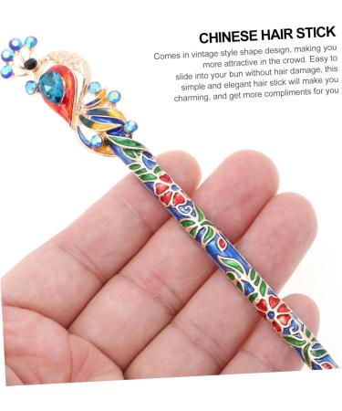 Housoutil Hairpin Hair Fork Metal Hair Clip Chinese Hair Stick Bun Holder Hanfu Hair Accessories Hair Barrette Girl Hair Clips Girls Hair Clips Chinese Style Miss Hair up Alloy - Buy Online on GoSupps.com