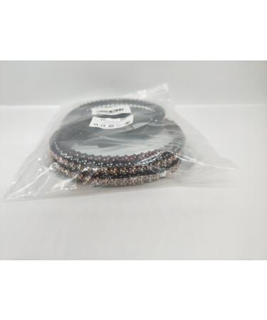 Belvanr Fashionable Hair Ripe - 5-Piece Glitter Double Crystal Headbands for Women | Rhinestone Slip-Proof Hair Jewelry - Buy Online on GoSupps.com