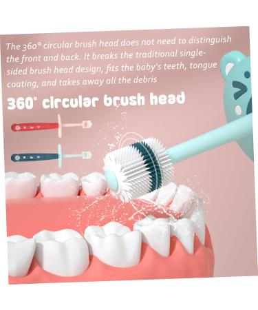 Beaupretty 2-Pack 360 Silicone Toothbrushes for Kids - Soft Bristles Baby Toothbrushes - Buy Online on GoSupps.com