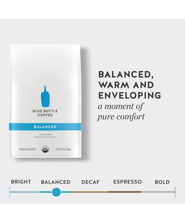 Blue Bottle Organic Coffee, Medium Roast 12oz (Pack of 3) - Balanced Blend - Buy Online on GoSupps.com