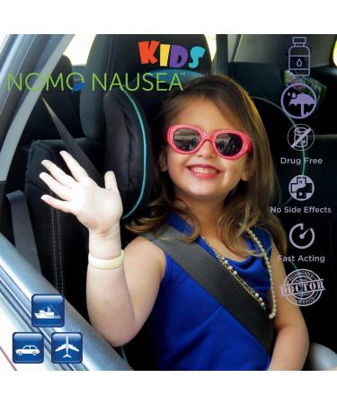 NOMO Anti Nausea Wristband for Kids | Motion Sickness Relief with Peppermint Essential Oils | Pack of 2 - Buy Online on GoSupps.com