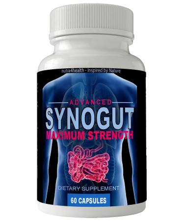Synogut Advanced Maximum Strength Digestive Health and Metabolism Support Supplement Pills for Constipation