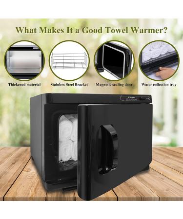 8L Hot Towel Warmer & Spa Caddy for Salon Professionals - Black - Buy Online on GoSupps.com