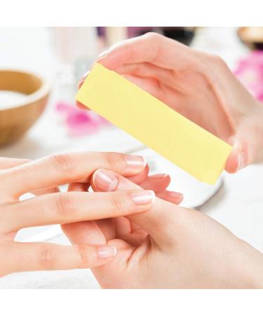 ForPro Yellow Pedicure Block 220/220 Grit Three-Sided Nail Buffer - 15 Count - Buy Online on GoSupps.com