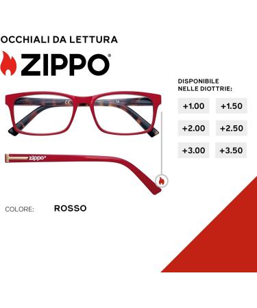 Buy Zippo Reading Glasses 2.50 | Stylish & Durable 31Z-B20-RDE250 | International Shipping Available - Buy Online on GoSupps.com