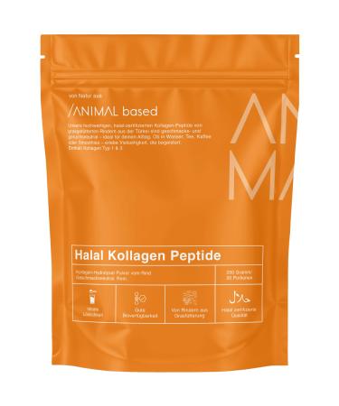 Everstack Halal collagen powder 200g hydrolyzed collagen type 1 & 3 with 2000 Dalton grassfed cattle from Turkey collagen halal 20 portions as protein coffee