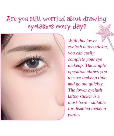 Lower Lash False Eyelashes | Natural Cartoon Individual Lashes Comic Style - Convenient Eye Makeup Sweatproof Bottom Lash Extension for Women Theme  - Buy Online on GoSupps.com