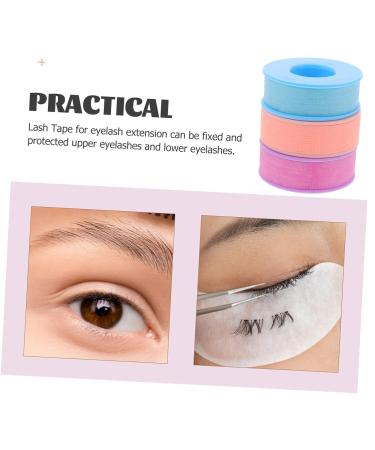 Didiseaon Eyelid Tape 3 Rolls Eyelash Tape Lash Tape for Eyelash Eye Skin Tape Lash Glue Ring Under Eye Pads for Lash Extensions Colorful Tape Non-woven Fabric Tape Roll Make up - Buy Online on GoSupps.com