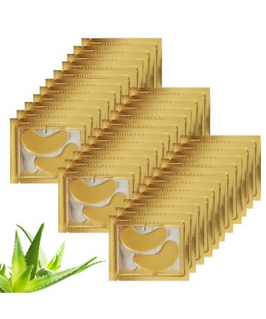 Under Eye Patches - 30 Pairs Under Eye Masks for Dark Circles and Puffiness  24k Gold Dark Circles Under Eye Treatment for Women  Undereye Gel Patches Under Eye Bags - Reduce Wrinkles Anti-Aging