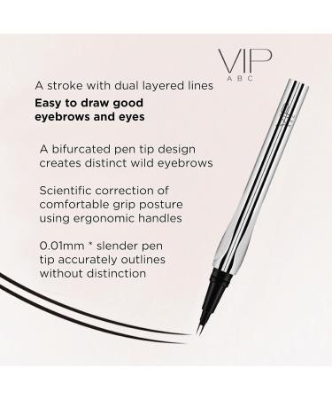 Eye Brow Pencils for Women - Eyebrow Tint Pen Brow Liner | Eyebrow Pen Brow Pencil Brow Pen Waterproof 2 Tip Eyebrow Liner Define Shape & Fill Brows 02# - Buy Online on GoSupps.com