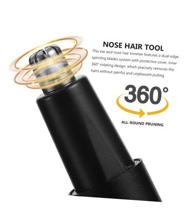 Healeved Electric Nose Hair Remover & Ear Hair Clipper - Painless USB Trimmer for Sideburns Facial Care & Personal Grooming - Buy Online on GoSupps.com