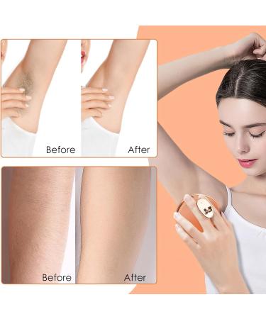 Crystal Hair Remover Canvalite Painless Magic Crystal Hair Eraser for Women Washable Reusable Skin Exfoliating Hair Removal Stone for Women Men Unique Shape Hair Shaver for Arms Legs Body(Gold) - Buy Online on GoSupps.com