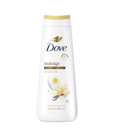 Dove Indulge Body Wash Warm Vanilla + Sweet Cream for Hydrated & Soft Skin 20 FO