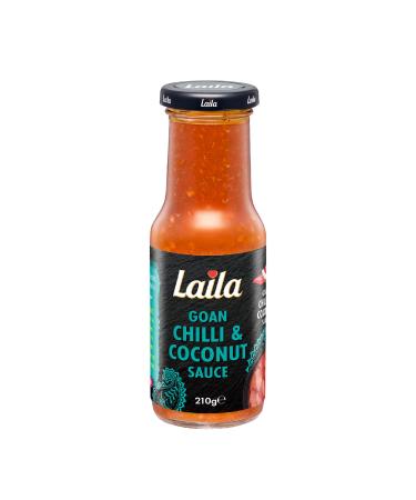 Laila Goan Chilli & Coconut Sauce 6x210g