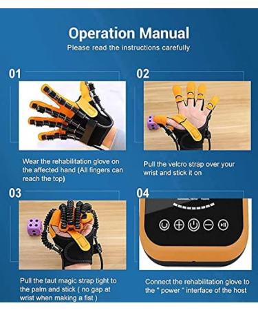 Rehabilitation Robot Gloves Finger Training Rehab Orthotics Rehabilitation Gloves Self-Training Rehabilitation Robot Gloves For Stroke Hemiplegia Patients Finger Flexion Correction Left XX-L Left XX-Large - Buy Online on GoSupps.com