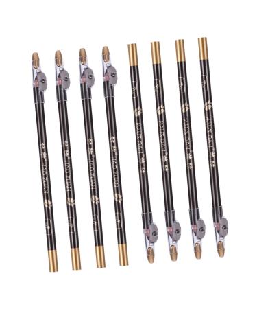 Amosfun 8pcs Beauty Professional Women -in- in Tool Girls Pencil Sharpener for A Pencils Eyebrow Built-in 1 count (Pack of 1) Black