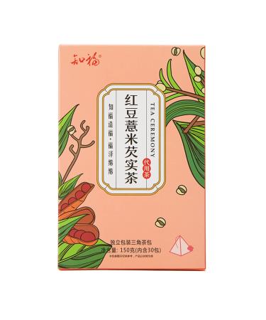 Herbal Tea 30 Counts Red Bean Dampness Removing Tea Independent Herbal Tea Health Care Tea for Gift Teahouse Gathering Party Leisure Time Coffee and Tea Supplies