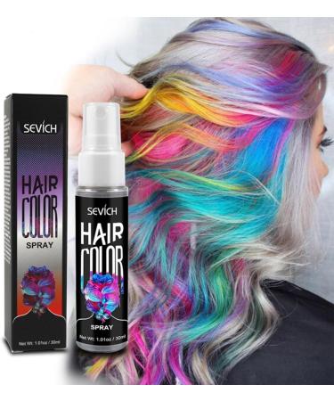 Hair Color Spray Temporary Hair Dye Hair Dye Hair Unisex DIY Hair Color Spray Dye Mist Disposable Nourishing Temporary Modeling Salon (gray) - Buy Online on GoSupps.com