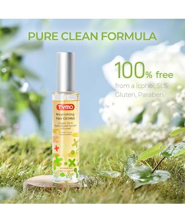 TYMO Argan Hair Oil Spray - Vegan Hydrating Blend for Frizzy Hair | Organic Formula Smooth Ends & Add Shine | 1.69 Fl Oz - Buy Online on GoSupps.com