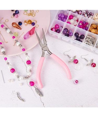 SUNNYCLUE 5 Inch Long Chain Nose Pliers with Flat Jaws Mini Precision Pliers for DIY Jewelry Making Hobby Projects Pink Thin Needle Nose Pliers DIY Craft Tools Bending Wire Plier Tool Supplies - Buy Online on GoSupps.com