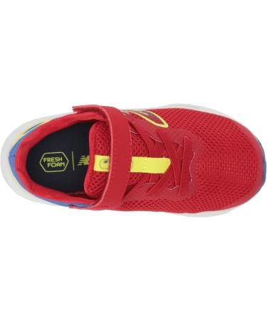 New Balance Kid's Fresh Foam Arishi V4 Hook and Loop Running Shoe (Size 13W) - Team Red/Marine Blue/Cosmic Pineapple - Buy Online on GoSupps.com
