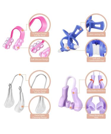Nose Up Lifting Clips - Set of 4 Silicone Nose Bridge Slimming Tools for Women - Buy Online on GoSupps.com