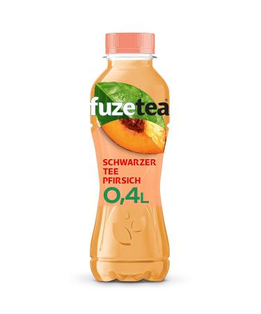 Buy Fuze Tea Peach & Hibiscus - Refreshing Fusion of Tea Juice & Herbs | 12 x 400 ml - Sustainable & Convenient Bundle - Buy Online on GoSupps.com