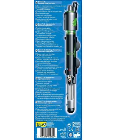Tetra HT25 Aquarium Heater 25W - Ideal for 10-25L Tanks | Adjustable Temperature Settings & Reliable Power - Buy Online on GoSupps.com