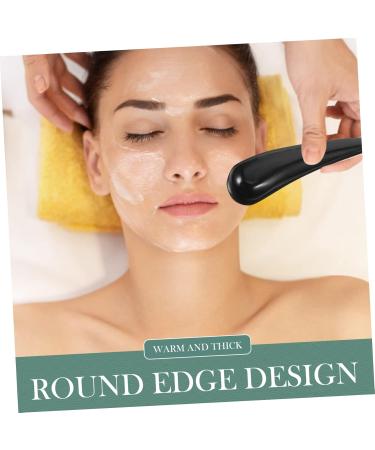 Magiclulu Full Body Gua Sha Massage Tool | Black Buffalo Horn Scraper Board for Neck & Meridian Massage - 12x3.2cm - Buy Online on GoSupps.com