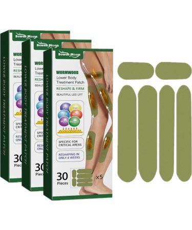 HerbalLegs Patches to Reduce Cellulite - Firming & Cellulite Reducing Thigh Patch, Wormwood Herbal Leg Lifting Stickers, Tightening Lifting Tape Shaping Leg Patches (3 box/90pcs)