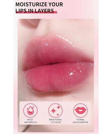 Magic Oil Moisturizing Lip Gloss Color Changing Lip Plumper Oil Mirror Finish Lip Oil for Women Dry Lip Care Seurm Oil Non-Sticky Lip Balm - Buy Online on GoSupps.com