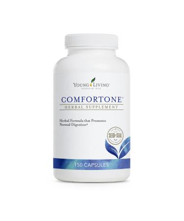 Young Living ComforTone Capsules - Natural Digestive Support with Herbs and Essential Oils - 150 Capsules Provides a Combination of Cascara Sagrada psyllium Seed and Ginger and Tarragon Premium