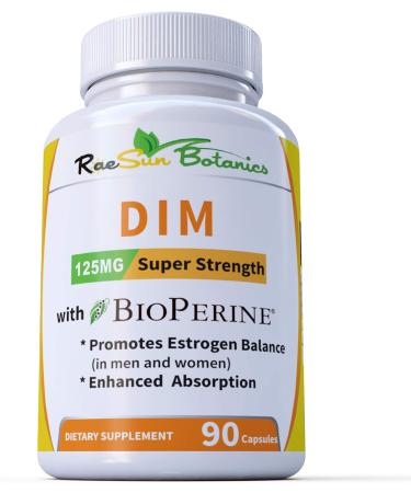 Raesun Botanics DIM Supplement 125mg | Estrogen Balance Hormone Support & Acne Relief - 90-Day Supply - Buy Online on GoSupps.com
