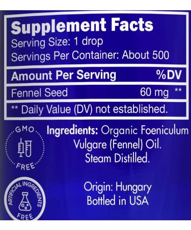 Organic Fennel Essential Oil - 100% Pure Food Grade - Zongle Therapeutics 1 OZ | International Shipping Available - Buy Online on GoSupps.com