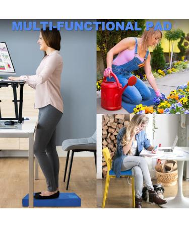 5BILLION XL Foam Balance Pad for Physical Therapy & Yoga - Non-Slip Exercise Pad for Fitness & Stability Workouts - Blue, Large Size (19.6 x 15.7 x 2.4) - Buy Online on GoSupps.com